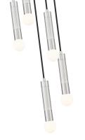 Five Light Chandelier by Z-Lite - Stari Collection, Brushed Nickel Finish - 1956P-5R-BN