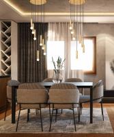 Five Light Chandelier by Z-Lite - Stari Collection, Modern Gold Finish - 1956P-5R-MGLD