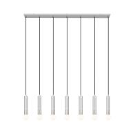 Seven Light Linear Chandelier by Z-Lite - Stari Collection, Brushed Nickel Finish - 1956P-7L-BN