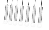 Seven Light Linear Chandelier by Z-Lite - Stari Collection, Brushed Nickel Finish - 1956P-7L-BN
