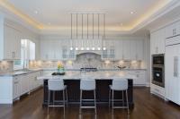 Seven Light Linear Chandelier by Z-Lite - Stari Collection, Brushed Nickel Finish - 1956P-7L-BN