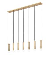 Seven Light Linear Chandelier by Z-Lite - Stari Collection, Modern Gold Finish - 1956P-7L-MGLD