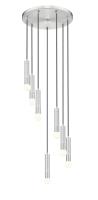 Seven Light Chandelier by Z-Lite - Stari Collection, Brushed Nickel Finish - 1956P-7R-BN