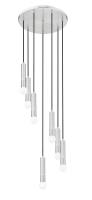 Seven Light Chandelier by Z-Lite - Stari Collection, Brushed Nickel Finish - 1956P-7R-BN