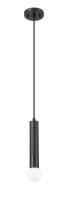 One Light Pendant by Z-Lite - Stari Collection, Matte Black Finish - 1956P-MB