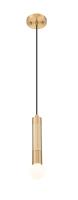 One Light Pendant by Z-Lite - Stari Collection, Modern Gold Finish - 1956P-MGLD