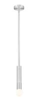 One Light Pendant by Z-Lite - Stari Collection, Brushed Nickel Finish - 1956P-ROD-BN