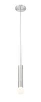 One Light Pendant by Z-Lite - Stari Collection, Brushed Nickel Finish - 1956P-ROD-BN