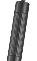 One Light Pendant by Z-Lite - Stari Collection, Matte Black Finish - 1956P-ROD-MB
