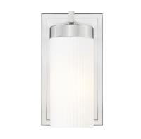 One Light Wall Sconce by Z-Lite - Danica Collection, Brushed Nickel Finish - 3044-1S-BN