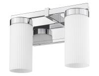 Two Light Vanity by Z-Lite - Danica Collection, Chrome Finish - 3044-2V-CH