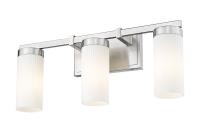 Three Light Vanity by Z-Lite - Danica Collection, Brushed Nickel Finish - 3044-3V-BN
