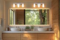 Three Light Vanity by Z-Lite - Danica Collection, Brushed Nickel Finish - 3044-3V-BN