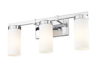 Three Light Vanity by Z-Lite - Danica Collection, Chrome Finish - 3044-3V-CH