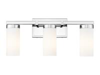 Three Light Vanity by Z-Lite - Danica Collection, Chrome Finish - 3044-3V-CH
