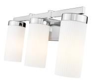 Three Light Vanity by Z-Lite - Danica Collection, Chrome Finish - 3044-3V-CH