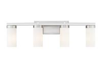 Four Light Vanity by Z-Lite - Danica Collection, Brushed Nickel Finish - 3044-4V-BN