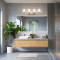 Four Light Vanity by Z-Lite - Danica Collection, Brushed Nickel Finish - 3044-4V-BN