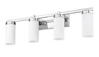 Four Light Vanity by Z-Lite - Danica Collection, Chrome Finish - 3044-4V-CH