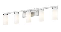 Five Light Vanity by Z-Lite - Danica Collection, Brushed Nickel Finish - 3044-5V-BN