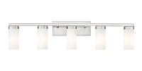 Five Light Vanity by Z-Lite - Danica Collection, Brushed Nickel Finish - 3044-5V-BN