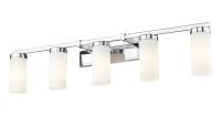 Five Light Vanity by Z-Lite - Danica Collection, Chrome Finish - 3044-5V-CH