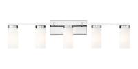 Five Light Vanity by Z-Lite - Danica Collection, Chrome Finish - 3044-5V-CH