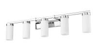 Five Light Vanity by Z-Lite - Danica Collection, Chrome Finish - 3044-5V-CH