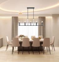 Ten Light Linear Chandelier by Z-Lite - Kaden Collection, Matte Black Finish - 3045-10L-MB