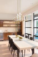 Ten Light Linear Chandelier by Z-Lite - Kaden Collection, Modern Gold Finish - 3045-10L-MGLD