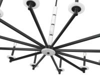 12 Light Chandelier by Z-Lite - Kaden Collection, Matte Black Finish - 3045-12MB
