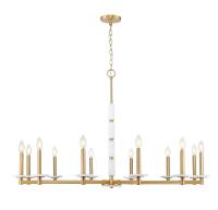 12 Light Chandelier by Z-Lite - Kaden Collection, Modern Gold Finish - 3045-12MGLD