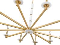 12 Light Chandelier by Z-Lite - Kaden Collection, Modern Gold Finish - 3045-12MGLD