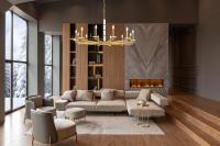 12 Light Chandelier by Z-Lite - Kaden Collection, Modern Gold Finish - 3045-12MGLD