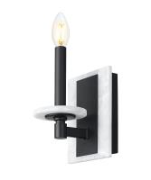 One Light Wall Sconce by Z-Lite - Kaden Collection, Matte Black Finish - 3045-1S-MB