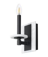 One Light Wall Sconce by Z-Lite - Kaden Collection, Matte Black Finish - 3045-1S-MB