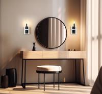 One Light Wall Sconce by Z-Lite - Kaden Collection, Matte Black Finish - 3045-1S-MB