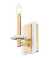 One Light Wall Sconce by Z-Lite - Kaden Collection, Modern Gold Finish - 3045-1S-MGLD