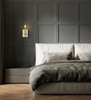 One Light Wall Sconce by Z-Lite - Kaden Collection, Modern Gold Finish - 3045-1S-MGLD