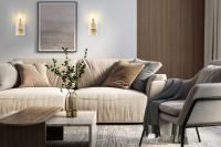 One Light Wall Sconce by Z-Lite - Kaden Collection, Modern Gold Finish - 3045-1S-MGLD