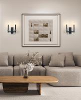 Two Light Wall Sconce by Z-Lite - Kaden Collection, Matte Black Finish - 3045-2S-MB