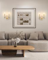 Two Light Wall Sconce by Z-Lite - Kaden Collection, Modern Gold Finish - 3045-2S-MGLD