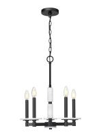 Five Light Chandelier by Z-Lite - Kaden Collection, Matte Black Finish - 3045-5MB