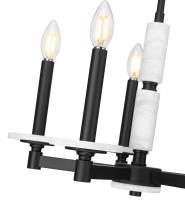 Five Light Chandelier by Z-Lite - Kaden Collection, Matte Black Finish - 3045-5MB