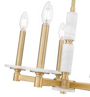 Five Light Chandelier by Z-Lite - Kaden Collection, Modern Gold Finish - 3045-5MGLD