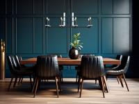 Eight Light Linear Chandelier by Z-Lite - Kaden Collection, Matte Black Finish - 3045-8L-MB