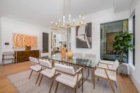 Eight Light Linear Chandelier by Z-Lite - Kaden Collection, Modern Gold Finish - 3045-8L-MGLD