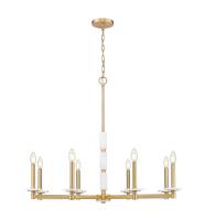 Eight Light Chandelier by Z-Lite - Kaden Collection, Modern Gold Finish - 3045-8MGLD