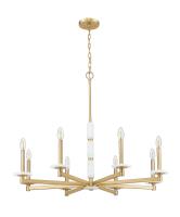 Eight Light Chandelier by Z-Lite - Kaden Collection, Modern Gold Finish - 3045-8MGLD