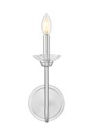 One Light Wall Sconce by Z-Lite - Allistair Collection, Brushed Nickel Finish - 352-1S-BN